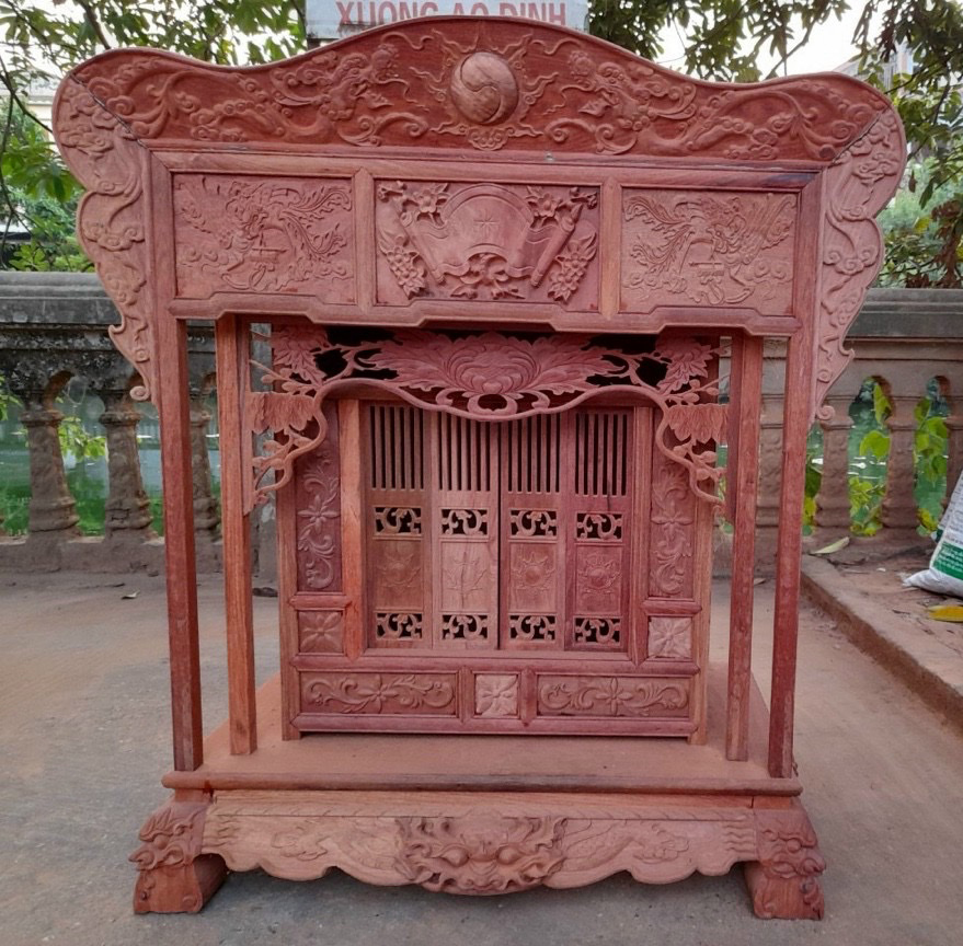 Mẫu khám thờ gỗ